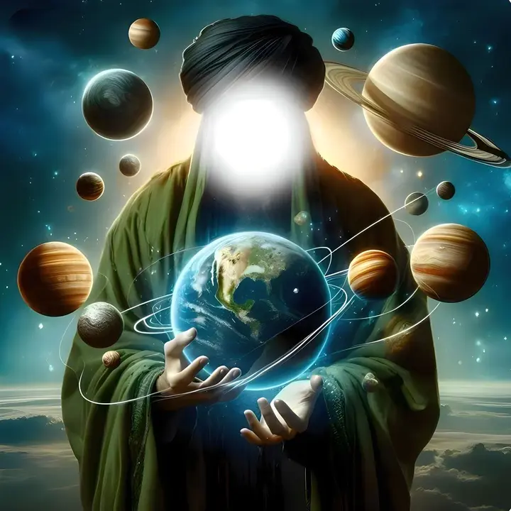 The world in his hands