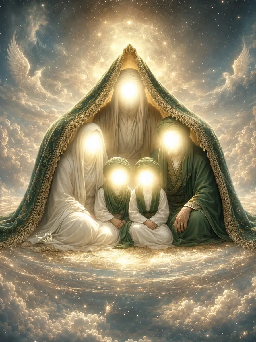 Under the cloak on a 150 × 200 cm tapestry